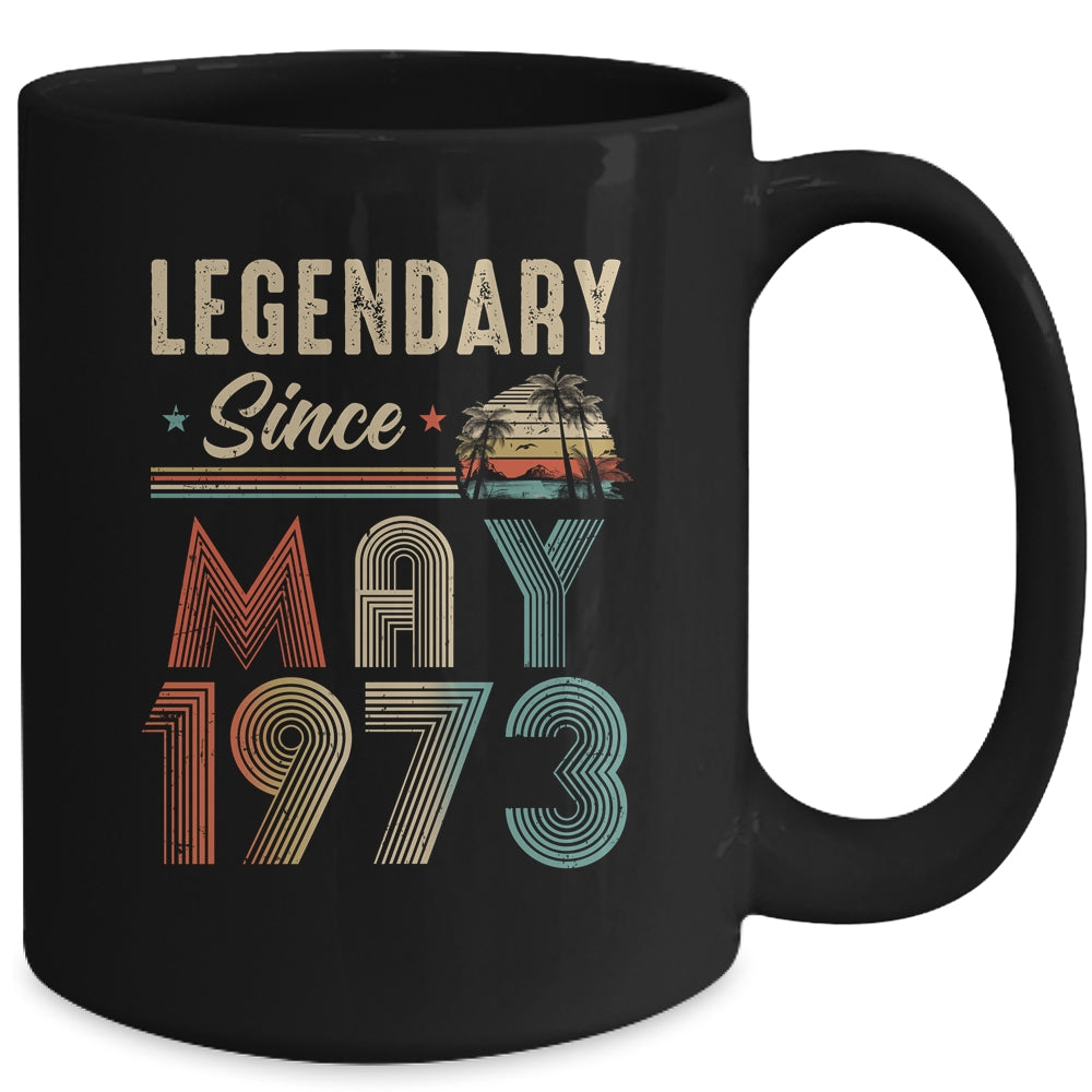 50 Years Old Legendary Since May 1973 50th Birthday Mug | siriusteestore