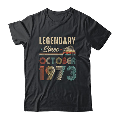 50 Years Old Legendary Since October 1973 50th Birthday Shirt & Hoodie | siriusteestore
