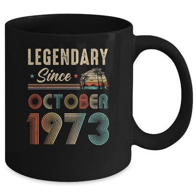 50 Years Old Legendary Since October 1973 50th Birthday Mug | siriusteestore