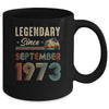 50 Years Old Legendary Since September 1973 50th Birthday Mug | siriusteestore