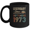 50 Years Old Legendary Since September 1973 50th Birthday Mug | siriusteestore