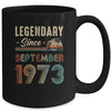 50 Years Old Legendary Since September 1973 50th Birthday Mug | siriusteestore