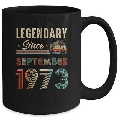 50 Years Old Legendary Since September 1973 50th Birthday Mug | siriusteestore