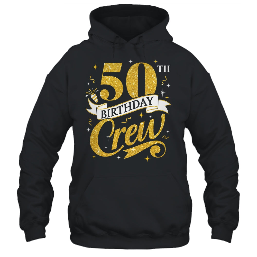 50th Birthday Crew 50th Bday Party Squad Friends Crown Funny Shirt & Tank Top