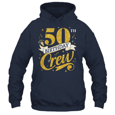 50th Birthday Crew 50th Bday Party Squad Friends Crown Funny Shirt & Tank Top | siriusteestore