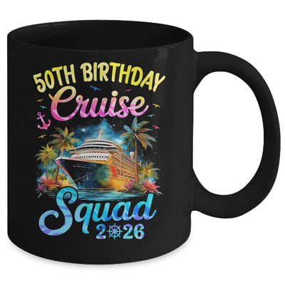 50th Birthday Cruise Squad 2026 Cruising Party Vacation Mug | siriusteestore