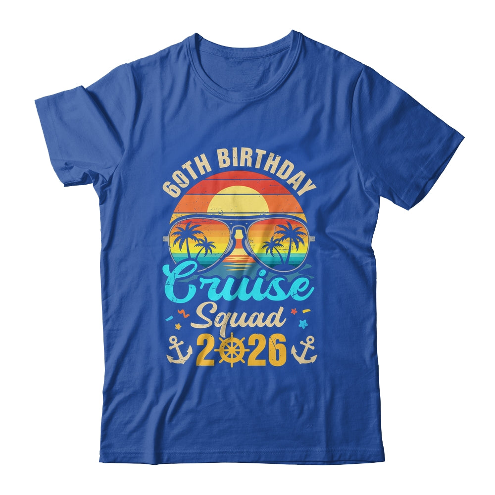 50th Birthday Cruise Squad 2026 Matching Party Vacation Shirt & Tank Top | siriusteestore