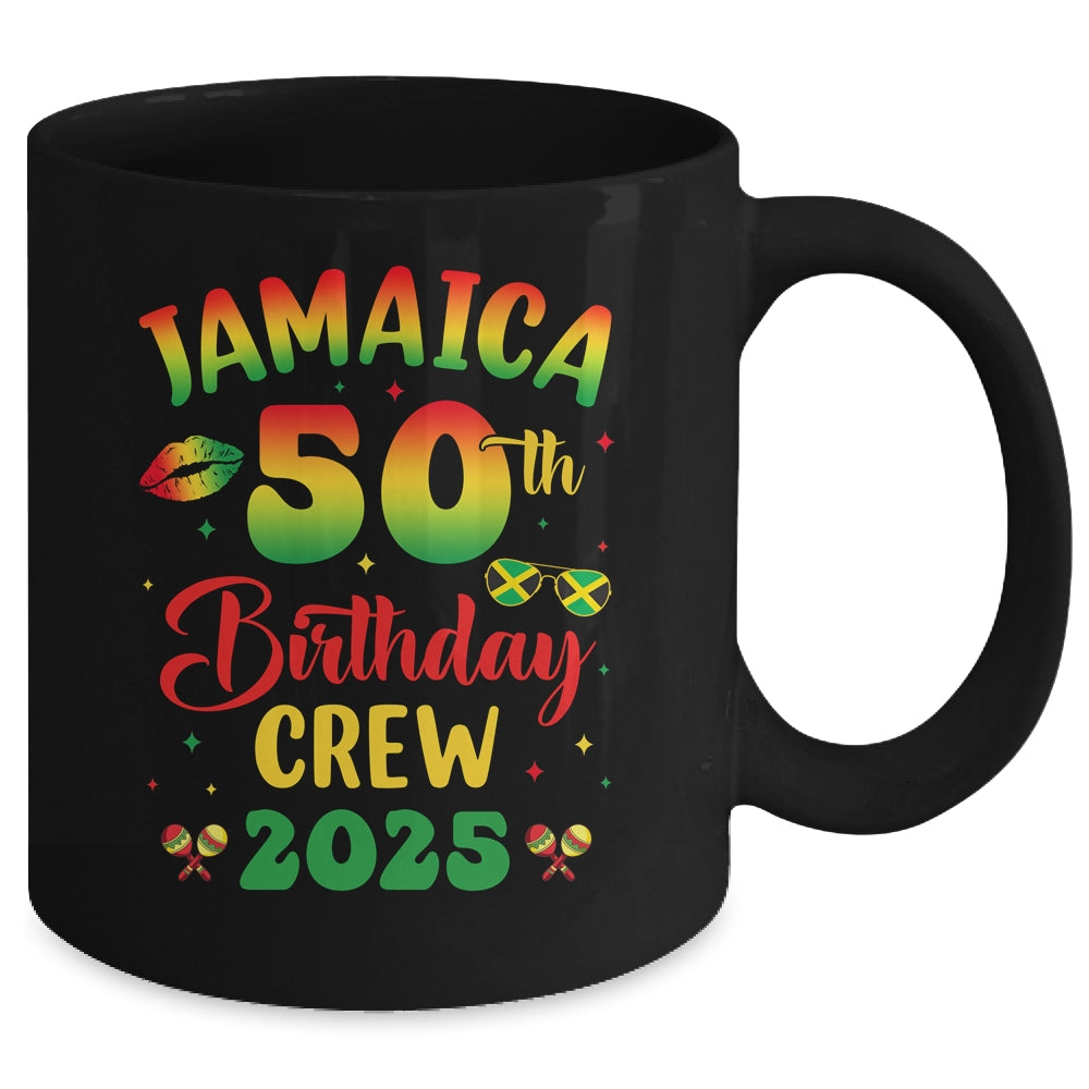 50th Birthday Girl Jamaica Birthday Crew Matching Group 2025 Mug | siriusteestore