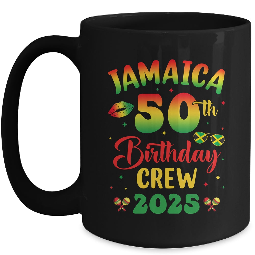 50th Birthday Girl Jamaica Birthday Crew Matching Group 2025 Mug | siriusteestore