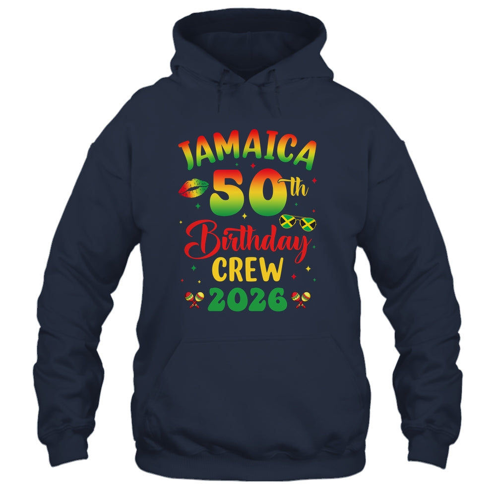 50th Birthday Girl Jamaica Birthday Crew Matching Group 2026 Shirt & Tank Top | siriusteestore