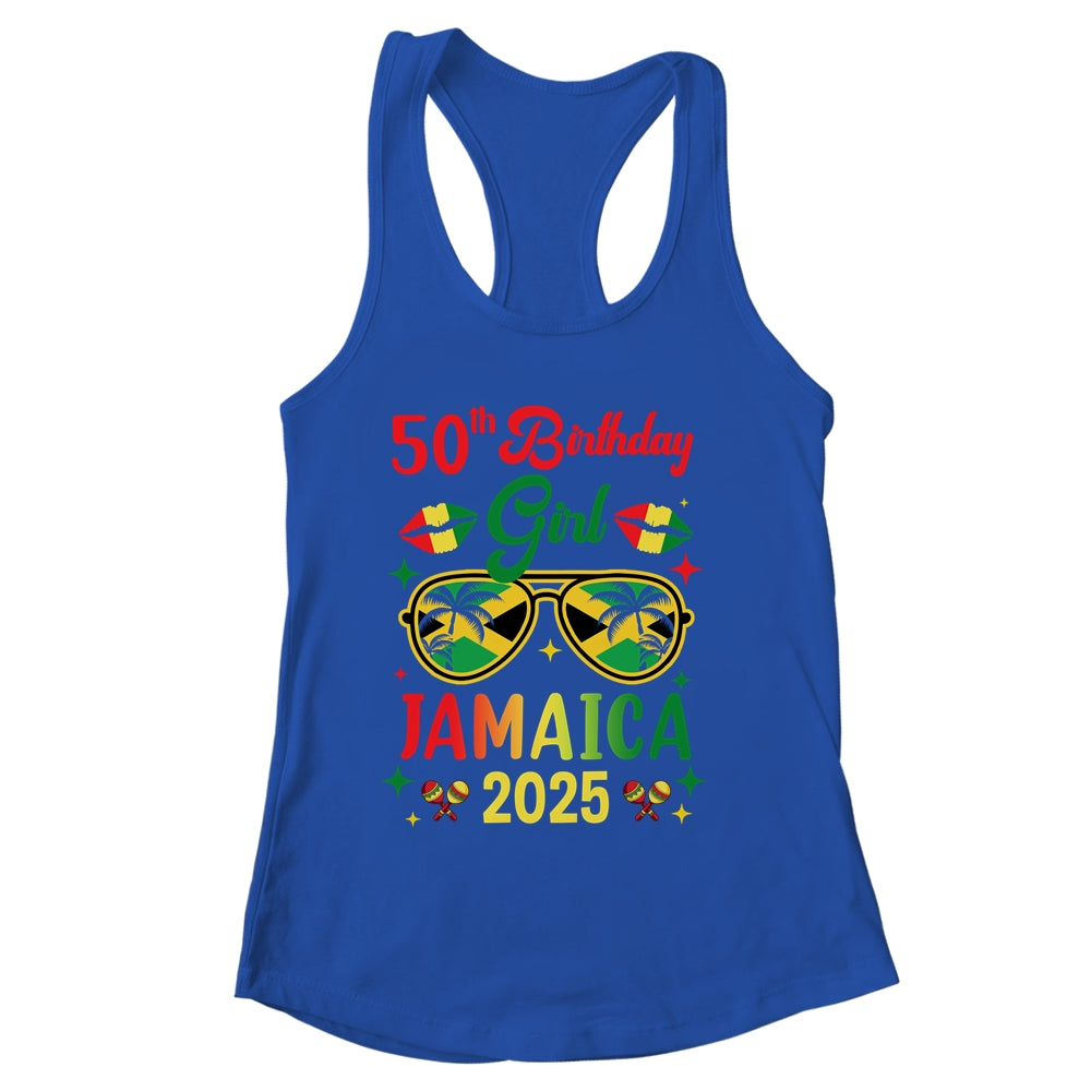 50th Birthday Girl Jamaica Vacation Party Outfit 2025 Shirt & Tank Top | siriusteestore