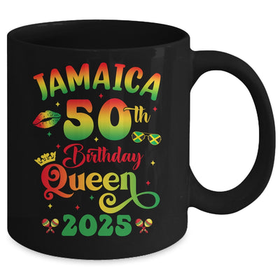 50th Birthday Queen Jamaica Girl Matching Party 2025 Mug | siriusteestore