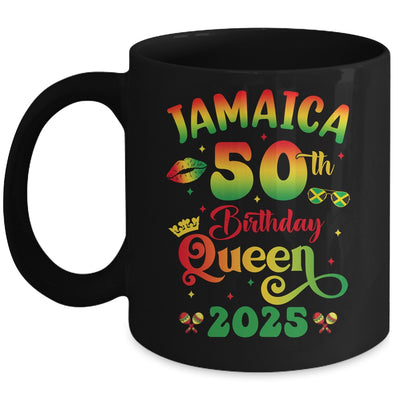 50th Birthday Queen Jamaica Girl Matching Party 2025 Mug | siriusteestore