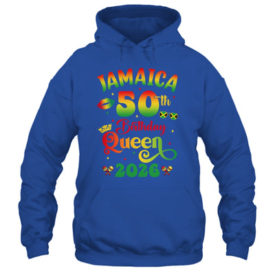50th Birthday Queen Jamaica Girl Matching Party 2026 Shirt & Tank Top | siriusteestore