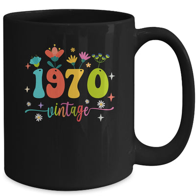 53 Years Old Vintage 1970 53rd Birthday Tee Wildflower Mug | siriusteestore