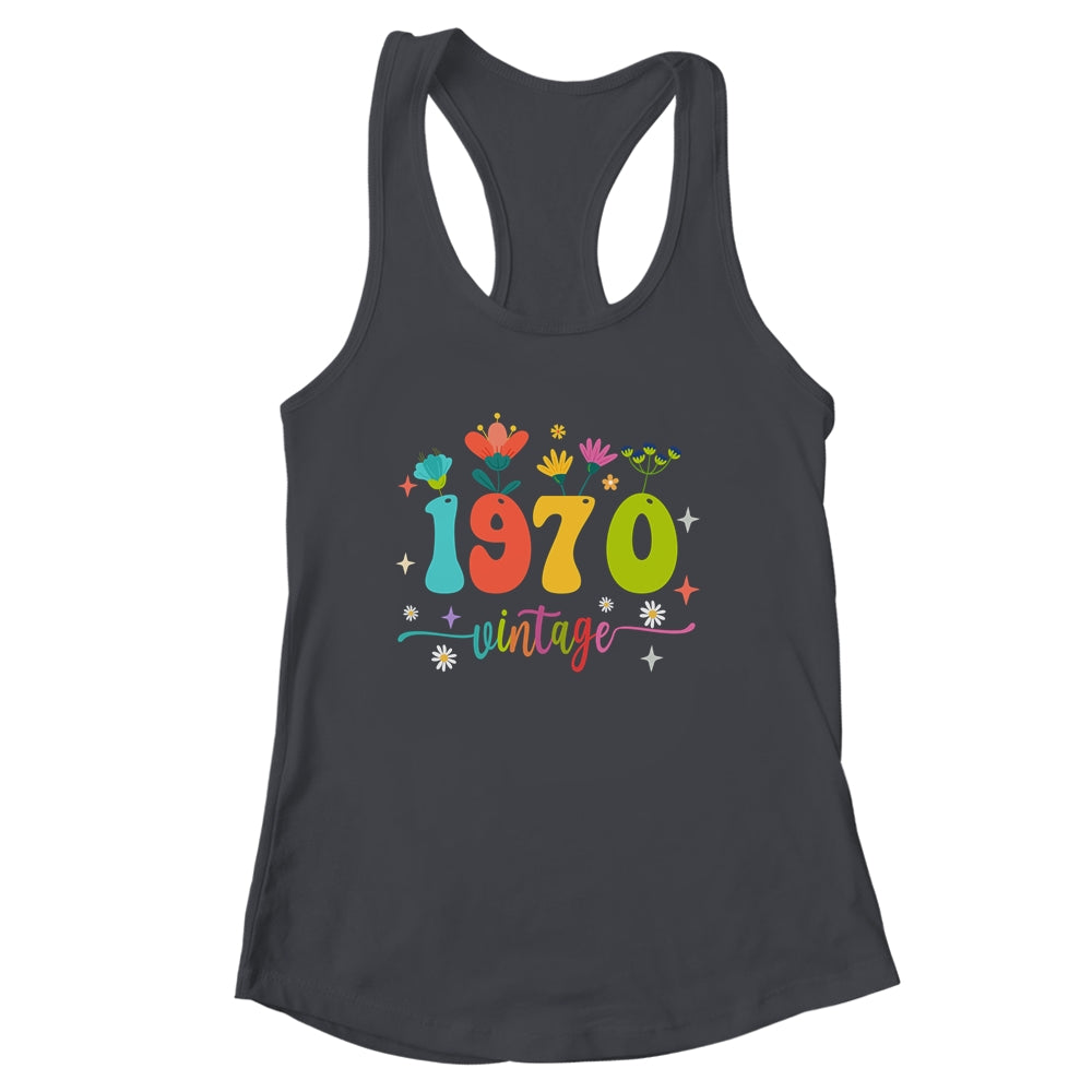 53 Years Old Vintage 1970 53rd Birthday Tee Wildflower Shirt & Tank Top | siriusteestore