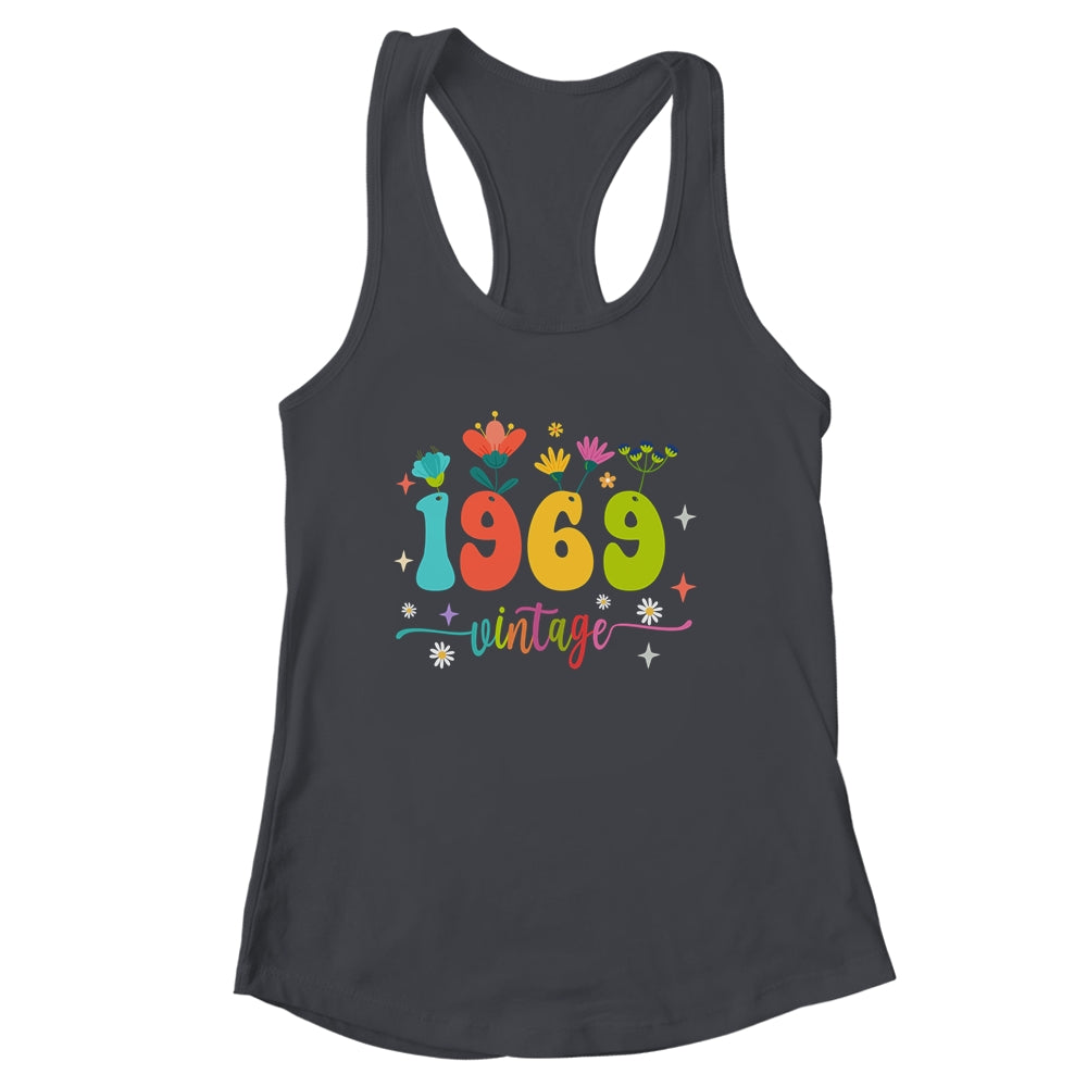 54 Years Old Vintage 1969 54th Birthday Tee Wildflower Shirt & Tank Top | siriusteestore