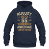 55 Years Awesome Vintage August 1970 55th Birthday Shirt & Hoodie | siriusteestore