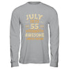 55 Years Awesome Vintage July 1970 55th Birthday Shirt & Hoodie | siriusteestore