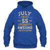 55 Years Awesome Vintage July 1970 55th Birthday Shirt & Hoodie | siriusteestore