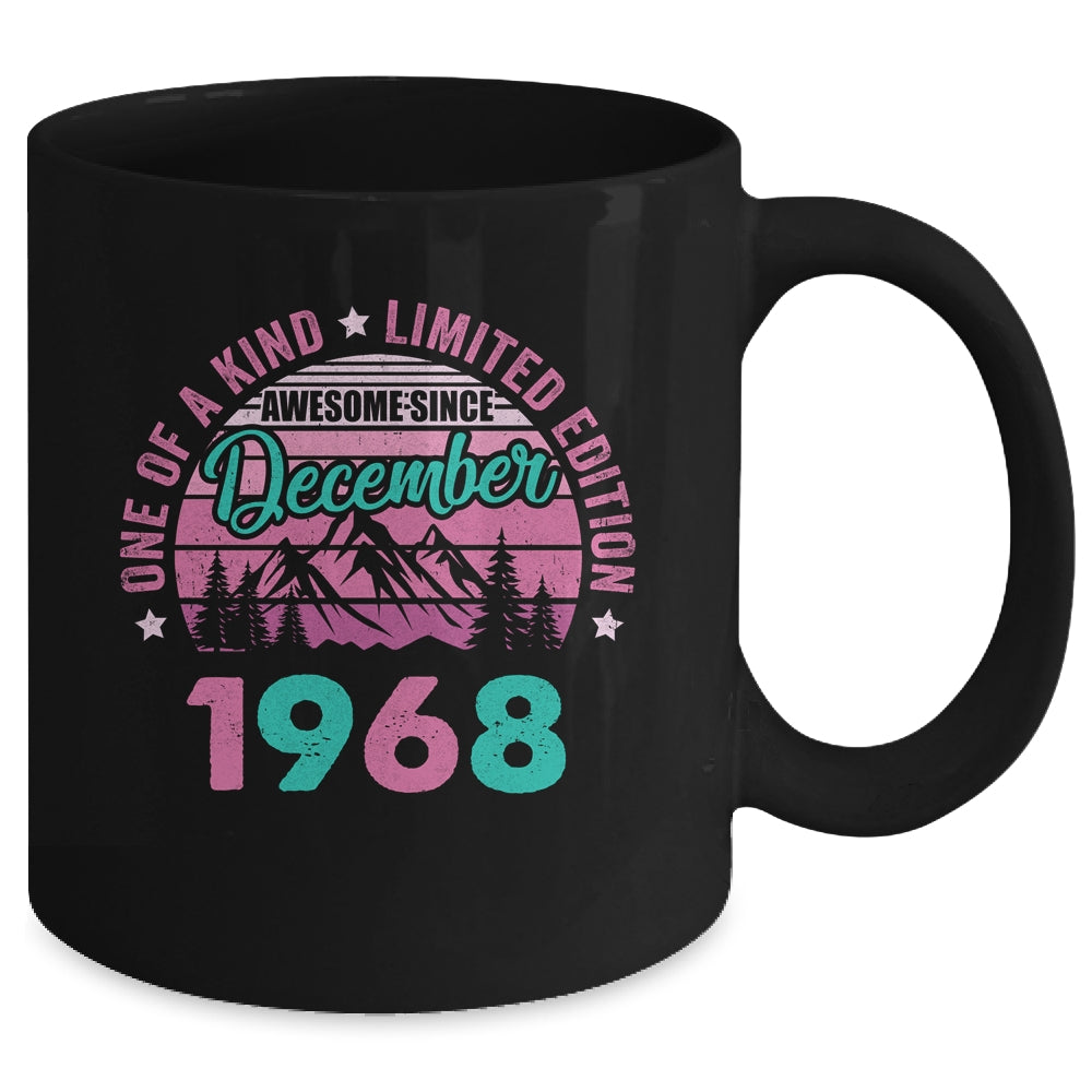 55 Years Old Awesome Since December 1968 55th Birthday Women Mug | siriusteestore