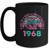 55 Years Old Awesome Since October 1968 55th Birthday Women Mug | siriusteestore
