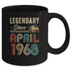 55 Years Old Legendary Since April 1968 55th Birthday Mug | siriusteestore