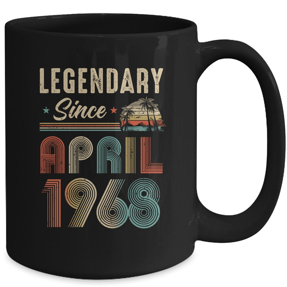 55 Years Old Legendary Since April 1968 55th Birthday Mug | siriusteestore