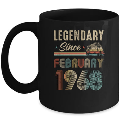 55 Years Old Legendary Since February 1968 55th Birthday Mug | siriusteestore