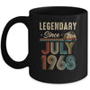 55 Years Old Legendary Since July 1968 55th Birthday Mug | siriusteestore