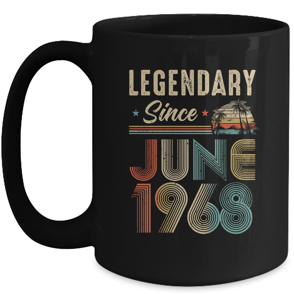 55 Years Old Legendary Since June 1968 55th Birthday Mug | siriusteestore