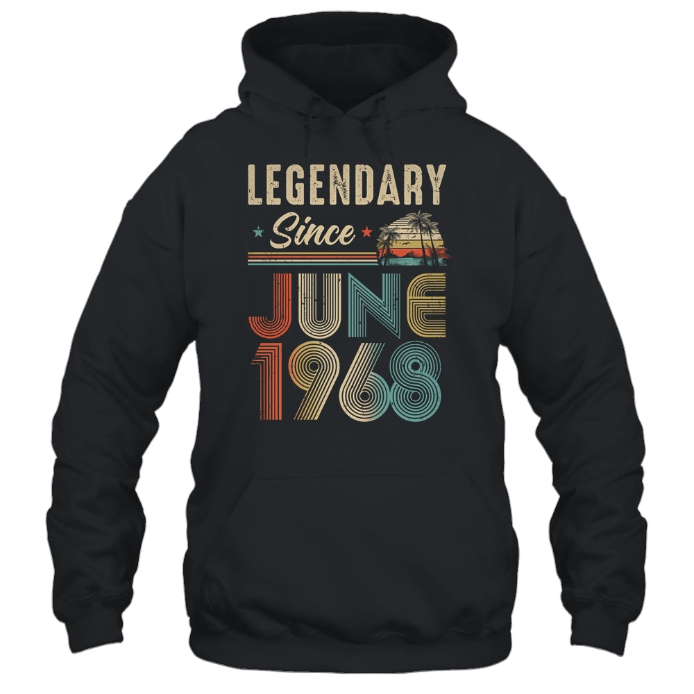 55 Years Old Legendary Since June 1968 55th Birthday Shirt & Hoodie | siriusteestore