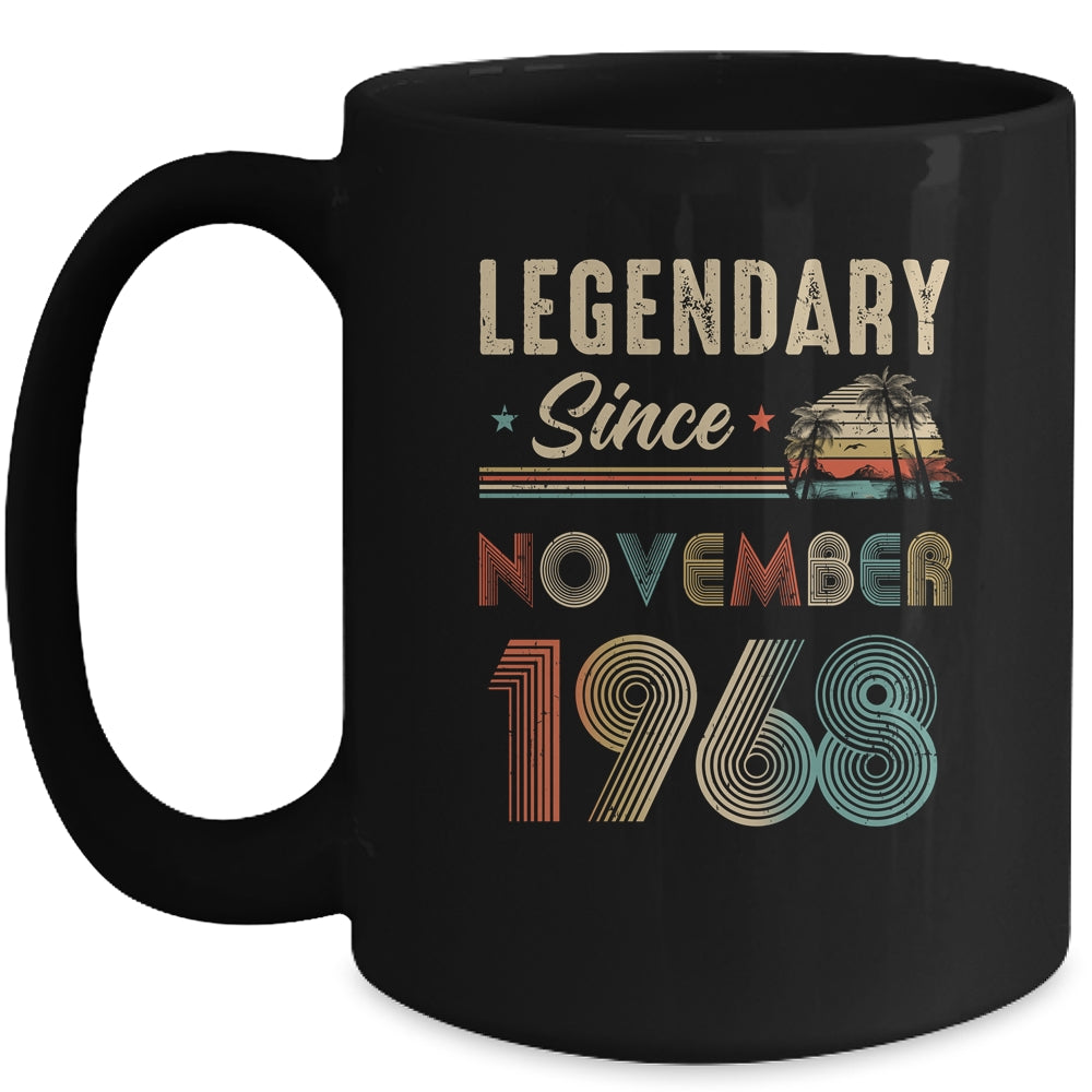 55 Years Old Legendary Since November 1968 55th Birthday Mug | siriusteestore