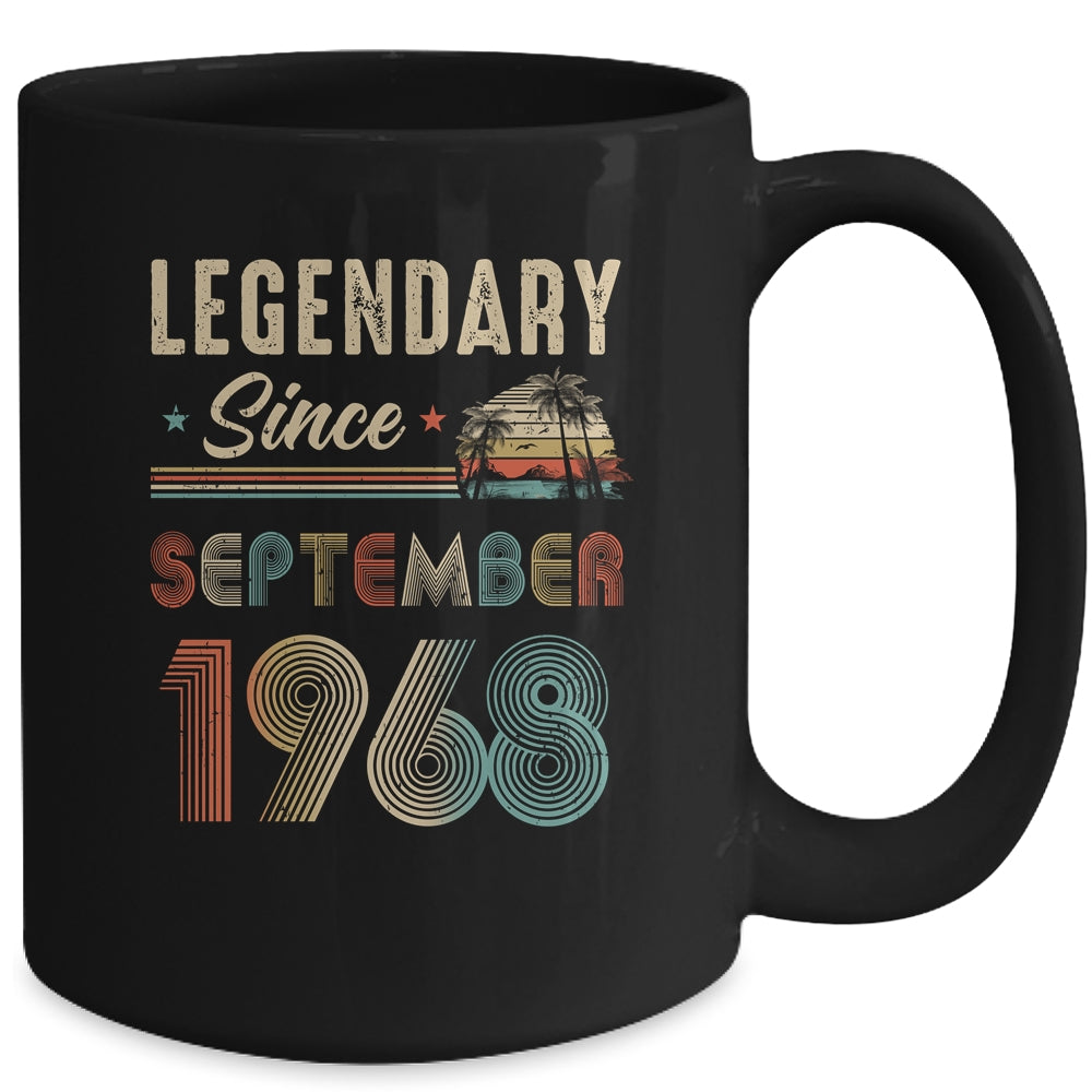 55 Years Old Legendary Since September 1968 55th Birthday Mug | siriusteestore