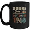 55 Years Old Legendary Since September 1968 55th Birthday Mug | siriusteestore