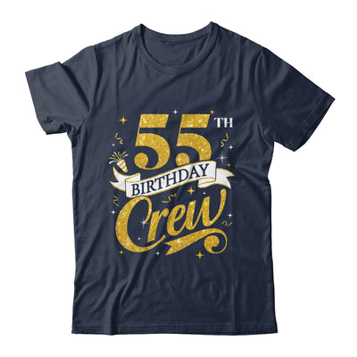 55th Birthday Crew 55th Bday Party Squad Friends Crown Funny Shirt & Tank Top | siriusteestore