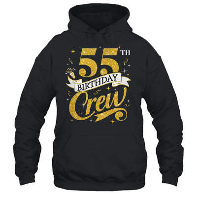 55th Birthday Crew 55th Bday Party Squad Friends Crown Funny Shirt & Tank Top | siriusteestore