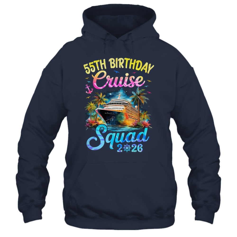 55th Birthday Cruise Squad 2026 Cruising Party Vacation Shirt & Tank Top | siriusteestore