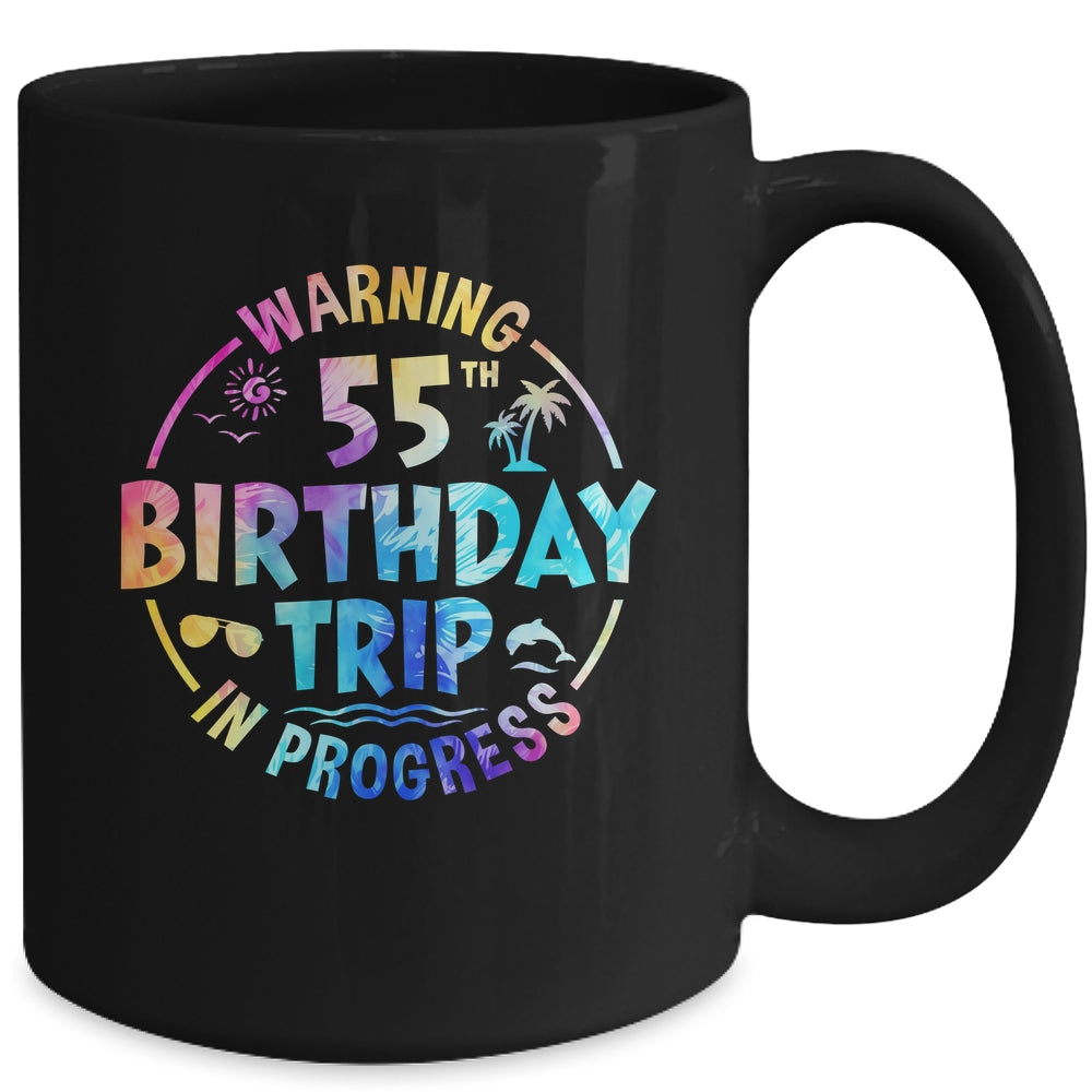55th Birthday Trip Men Women Family 55 Years Old Birthday Mug | siriusteestore