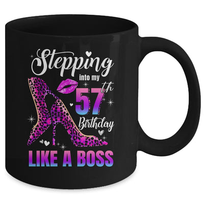 57 And Fabulous High Heels Stepping Into My 57th Birthday Mug | siriusteestore