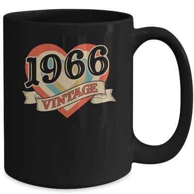 59th Birthday Gifts Classic Retro Heart Vintage 1966 Mug | siriusteestore
