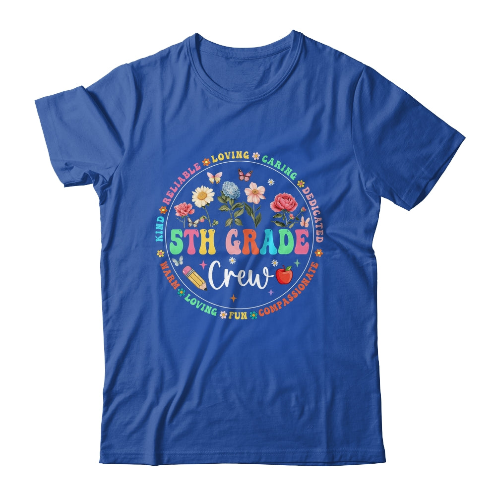 5th Grade Crew Back To School Kindergarten Teacher Kids Shirt & Hoodie | siriusteestore