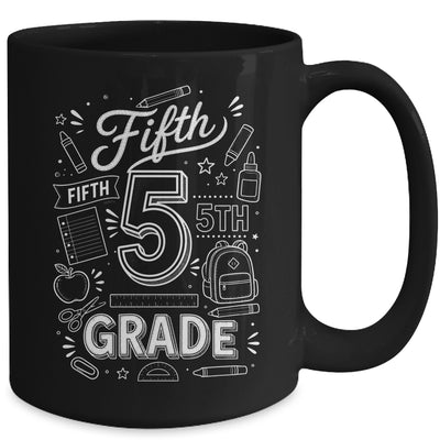 5th Grade For Boys Back To School First Day Fifth Grade Mug | siriusteestore