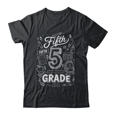 5th Grade For Boys Back To School First Day Fifth Grade Shirt & Hoodie | siriusteestore