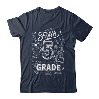 5th Grade For Boys Back To School First Day Fifth Grade Shirt & Hoodie | siriusteestore