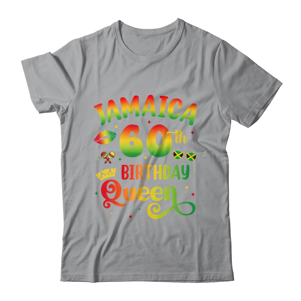 60Th Birthday Queen Jamaica Birthday Girl Matching Party Shirt & Hoodie | siriusteestore