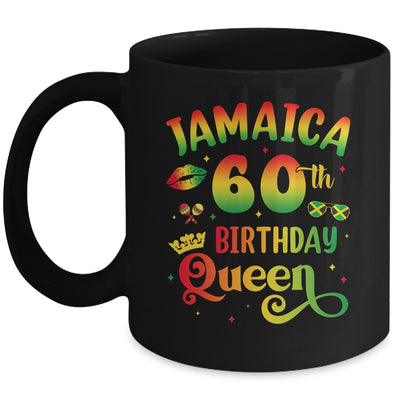 60Th Birthday Queen Jamaica Birthday Girl Matching Party Mug | siriusteestore