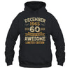 60 Years Awesome Vintage December 1965 60th Birthday Shirt & Hoodie | siriusteestore