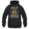 60 Years Awesome Vintage July 1965 60th Birthday Shirt & Hoodie | siriusteestore