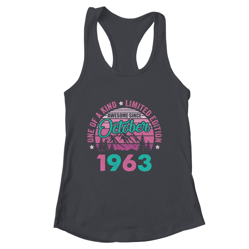 60 Years Old Awesome Since October 1963 60th Birthday Women Shirt & Tank Top | siriusteestore